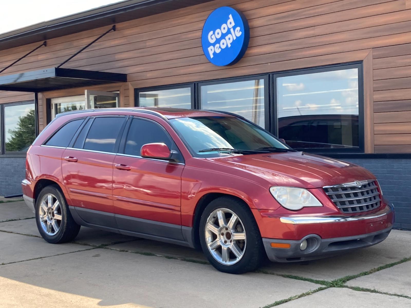 2007 Inferno Red Chrysler Pacifica Touring FWD (2A8GF68X27R) with an 4.0L V6 SOHC 24V engine, 6-Speed Automatic Overdrive transmission, located at 1800 South Ihm Blvd, Freeport, IL, 61032, (815) 232-5543, 42.278645, -89.607994 - Photo #0