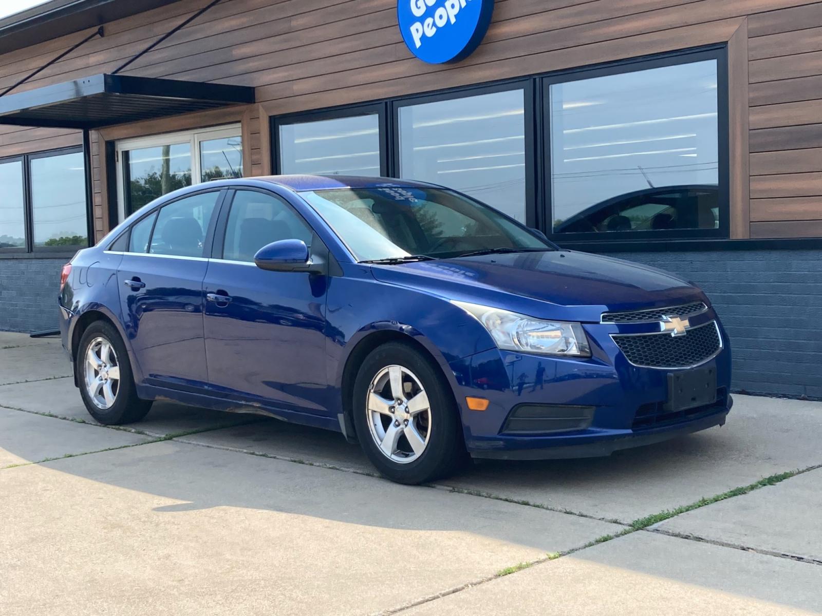 2012 Deep Water Blue Chevrolet Cruze 1LT (1G1PF5SC0C7) with an 1.4L L4 DOHC 16V TURBO engine, 6-Speed Automatic transmission, located at 1800 South Ihm Blvd, Freeport, IL, 61032, (815) 232-5543, 42.278645, -89.607994 - Photo #0