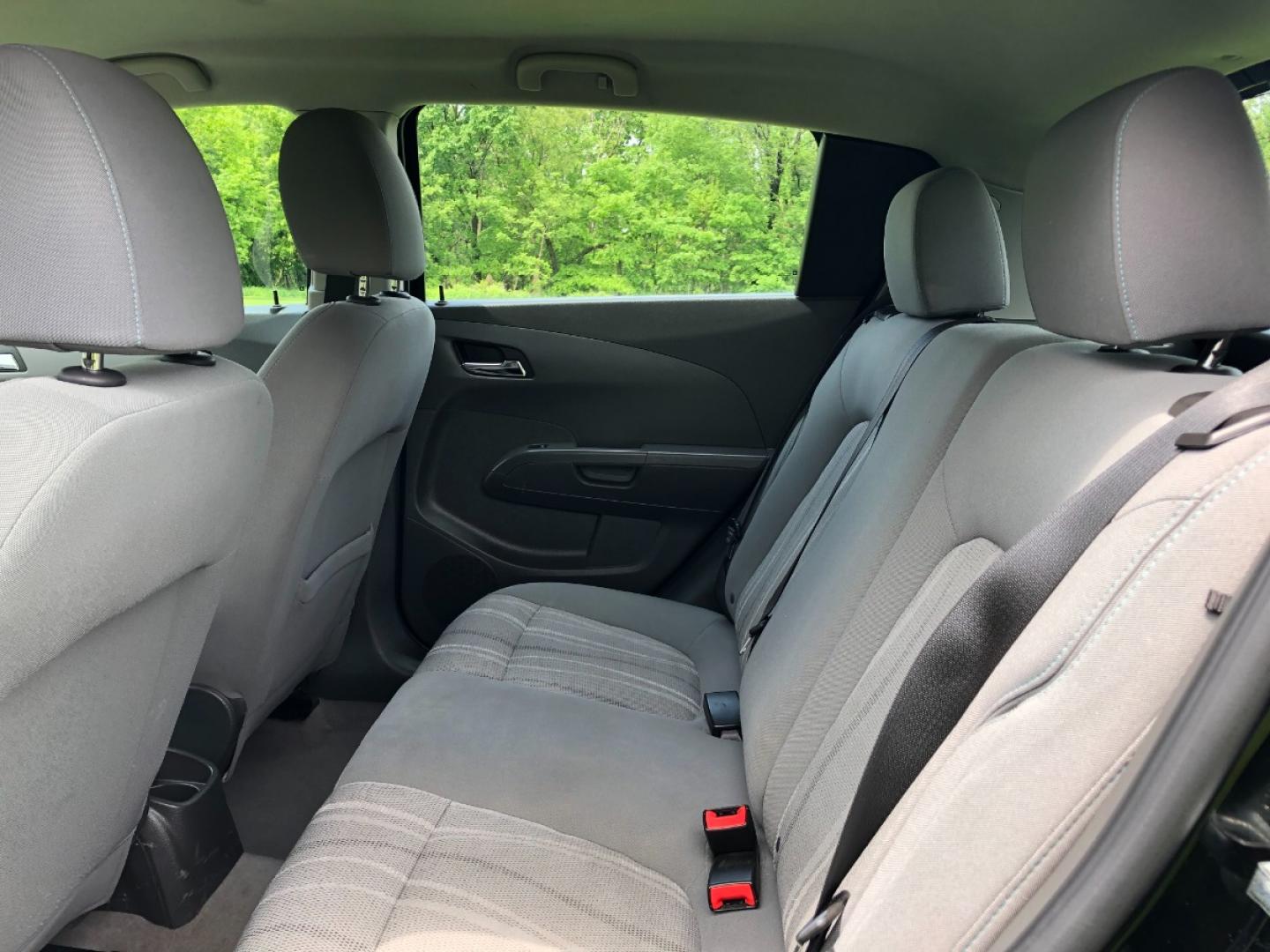 2012 Black Chevrolet Sonic 2LT 5-Door (1G1JC6SH2C4) with an 1.8L L4 DOHC 24V FFV engine, 6-Speed Automatic transmission, located at 1800 South Ihm Blvd, Freeport, IL, 61032, (815) 232-5543, 42.278645, -89.607994 - Sonic LT 4D Hatchback - Photo#6
