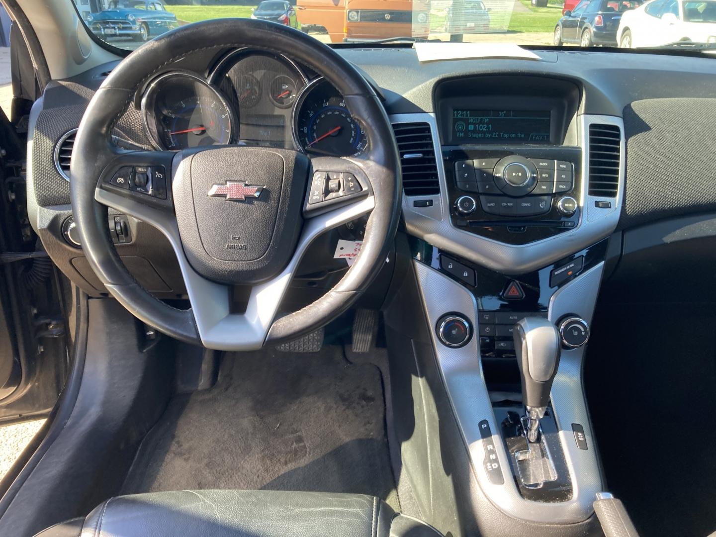 2011 Black Granite Met Chevrolet Cruze 2LT (1G1PH5S93B7) with an 1.4L L4 DOHC 16V TURBO engine, 6M transmission, located at 1800 South Ihm Blvd, Freeport, IL, 61032, (815) 232-5543, 42.278645, -89.607994 - Cruze LT 4D Sedan- Photo#5