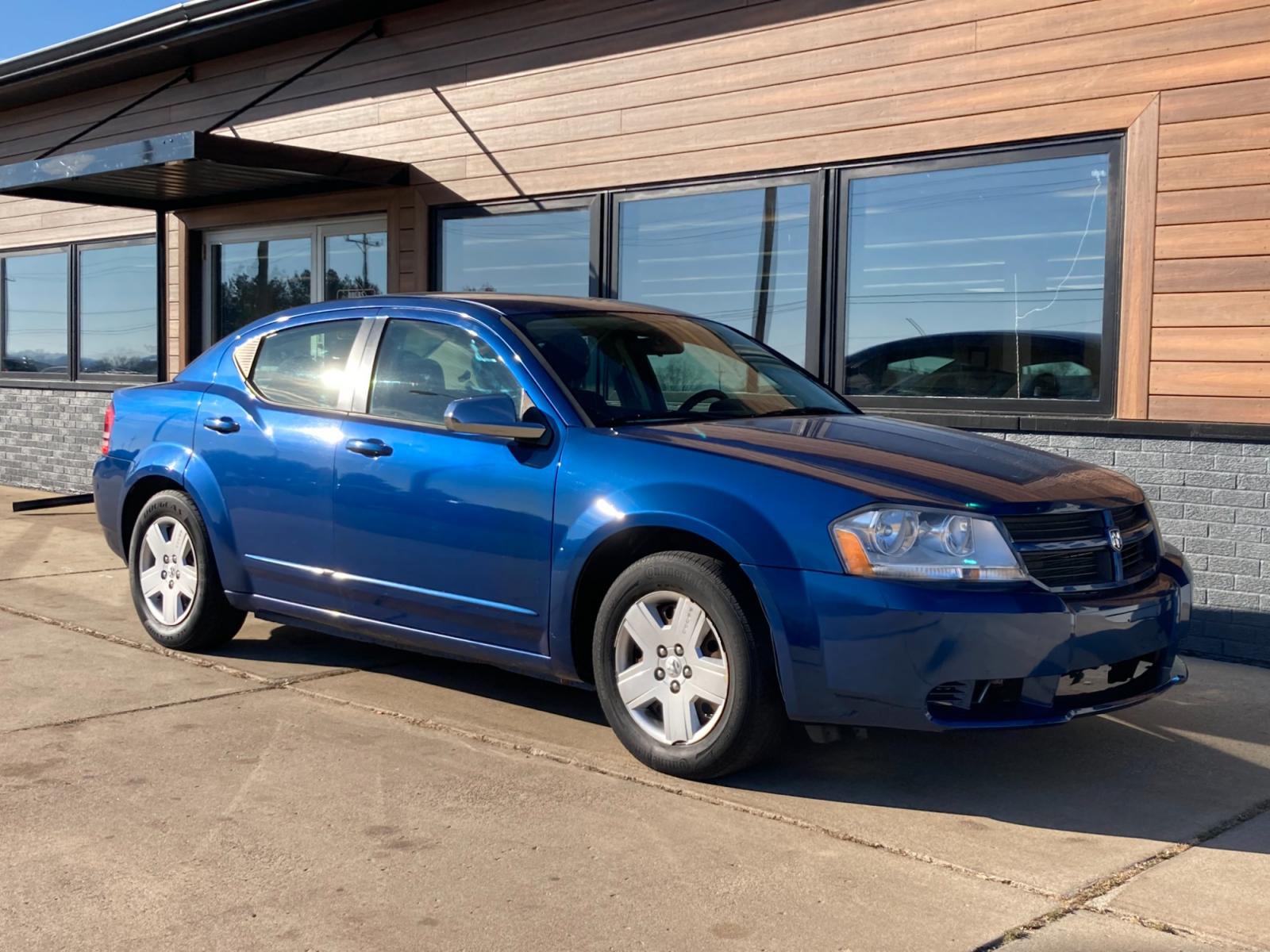 2009 Brilliant Blue Met Dodge Avenger SE (1B3LC46B19N) with an 2.0L L4 DOHC 16V engine, 4-Speed Automatic transmission, located at 1800 South Ihm Blvd, Freeport, IL, 61032, (815) 232-5543, 42.278645, -89.607994 - Photo #0
