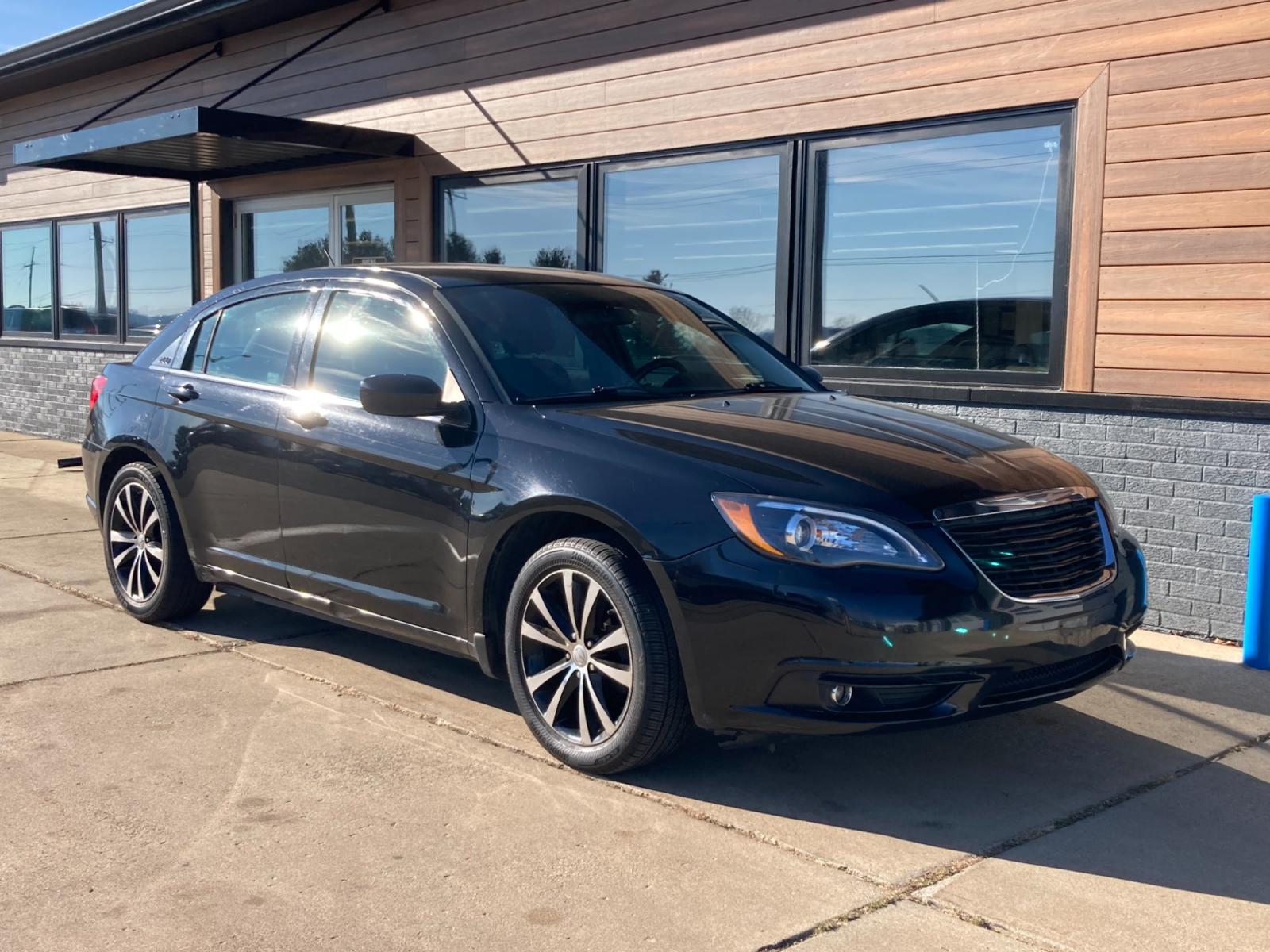 2014 Jet Black Chrysler 200 Touring (1C3CCBBB0EN) with an 2.4L L4 DOHC 16V engine, 6-Speed Automatic transmission, located at 1800 South Ihm Blvd, Freeport, IL, 61032, (815) 232-5543, 42.278645, -89.607994 - 200 Touring 4D Sedan - Photo #0