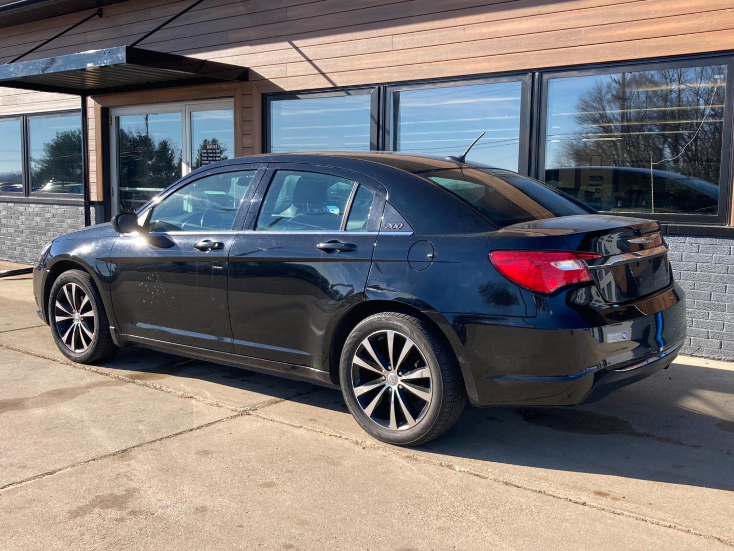 2014 Jet Black Chrysler 200 Touring (1C3CCBBB0EN) with an 2.4L L4 DOHC 16V engine, 6-Speed Automatic transmission, located at 1800 South Ihm Blvd, Freeport, IL, 61032, (815) 232-5543, 42.278645, -89.607994 - 200 Touring 4D Sedan - Photo#2
