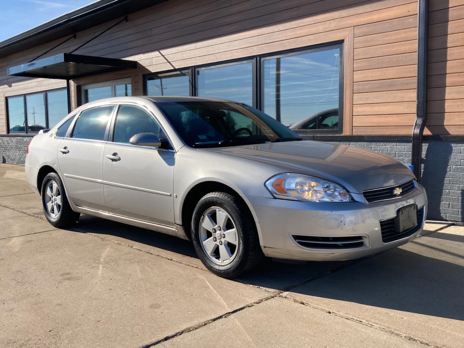 2007 Bright Silver Met Chevrolet Impala LT1 3.5L (2G1WT58K779) with an 3.5L V6 OHV 12V FFV engine, 4-Speed Automatic Overdrive transmission, located at 1800 South Ihm Blvd, Freeport, IL, 61032, (815) 232-5543, 42.278645, -89.607994 - Photo #0