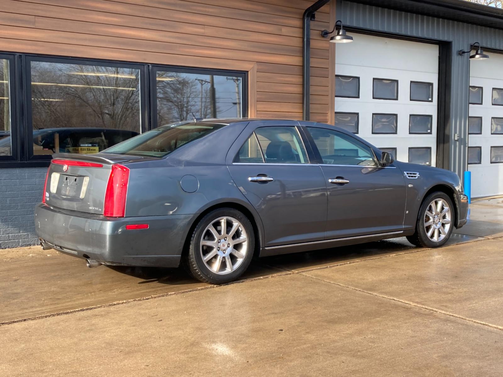 2008 Moonstone Gray Met Cadillac STS V8 Premium Luxury Performance AWD (1G6DL67AX80) with an 4.6L V8 DOHC 32V engine, 6-Speed Automatic Overdrive transmission, located at 1800 South Ihm Blvd, Freeport, IL, 61032, (815) 232-5543, 42.278645, -89.607994 - STS Base 4D Sedan V8 - Photo #1