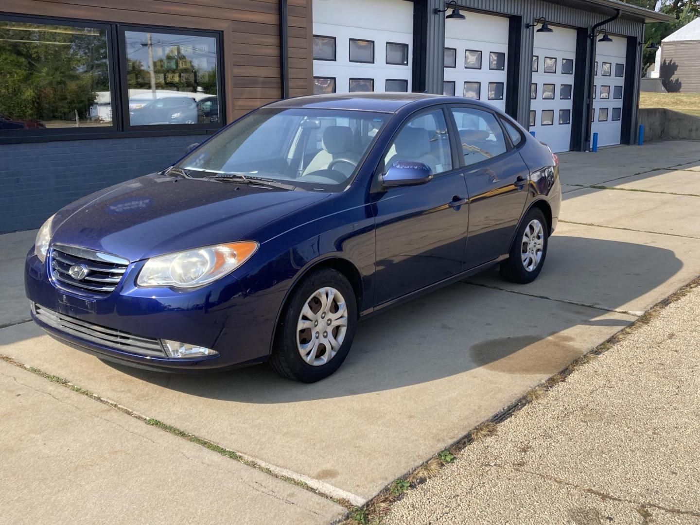 2010 Dark Blue Hyundai Elantra GLS (KMHDU4AD8AU) with an 2.0L L4 DOHC 16V engine, located at 1800 South Ihm Blvd, Freeport, IL, 61032, (815) 232-5543, 42.278645, -89.607994 - Photo#1