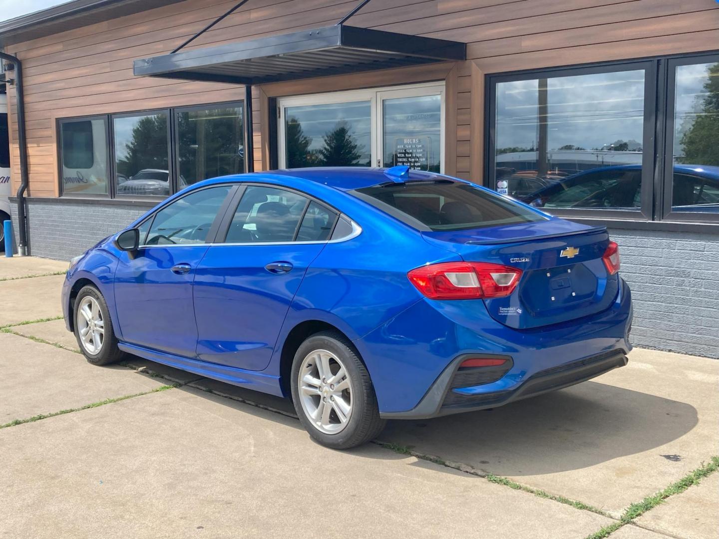 2016 Vector Blue Met. Chevrolet Cruze LT Auto (1G1BE5SM3G7) with an 1.4L L4 DOHC 16V TURBO engine, 6A transmission, located at 1800 South Ihm Blvd, Freeport, IL, 61032, (815) 232-5543, 42.278645, -89.607994 - Cruze LT 4D Sedan - Photo#2