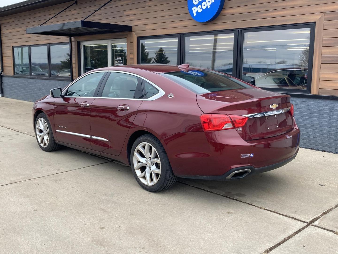 2016 Siren Red Met Chevrolet Impala LTZ (2G1145S32G9) with an 3.6L V6 DOHC 24V engine, 6A transmission, located at 1800 South Ihm Blvd, Freeport, IL, 61032, (815) 232-5543, 42.278645, -89.607994 - Impala LTZ 4D Sedan V6 - Photo#0