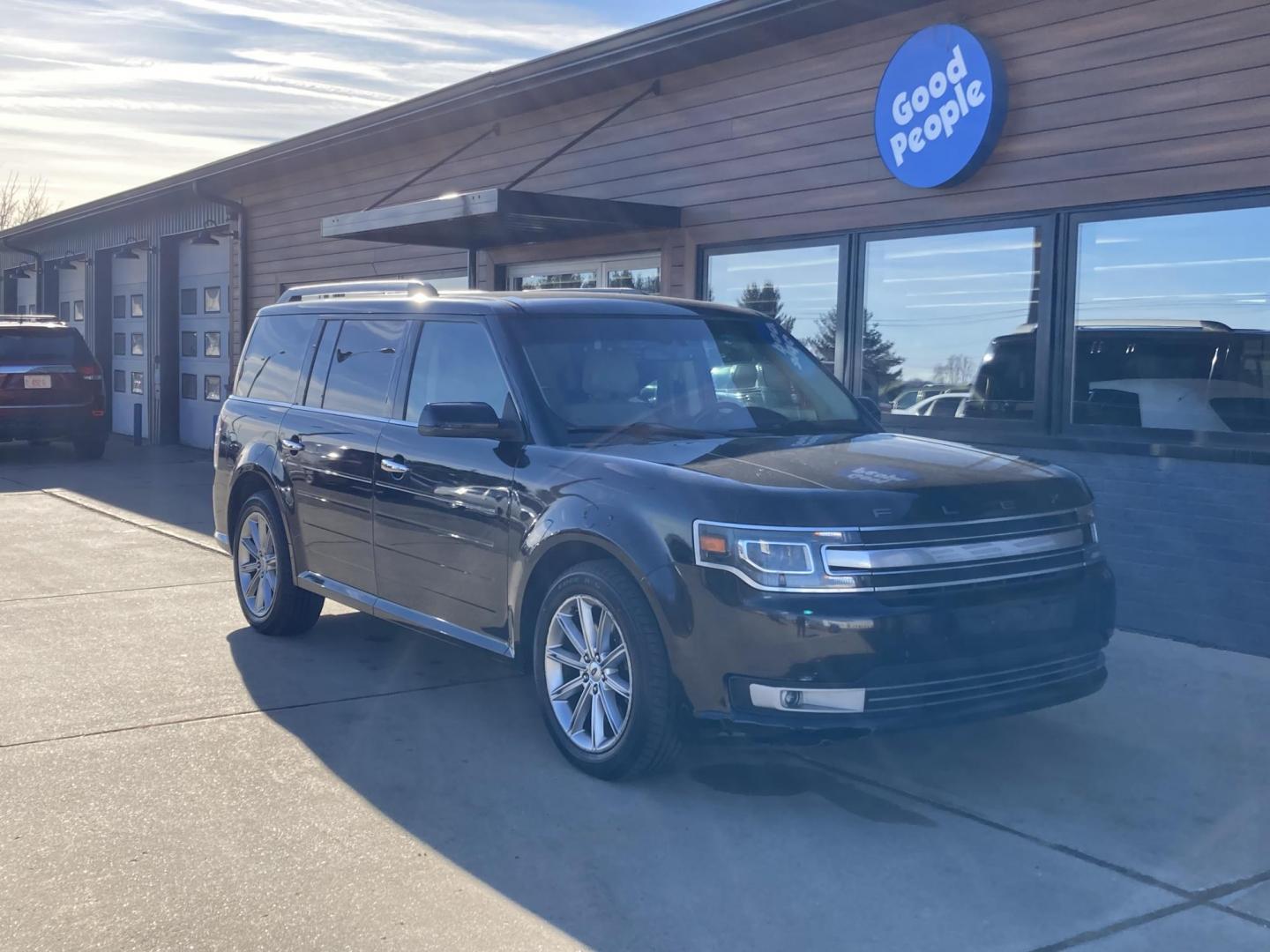 2013 Kodiak Brown Met Ford Flex Limited AWD (2FMHK6D86DB) with an 3.5L V6 DOHC 24V engine, 6-Speed Automatic Overdrive transmission, located at 1800 South Ihm Blvd, Freeport, IL, 61032, (815) 232-5543, 42.278645, -89.607994 - Photo#0