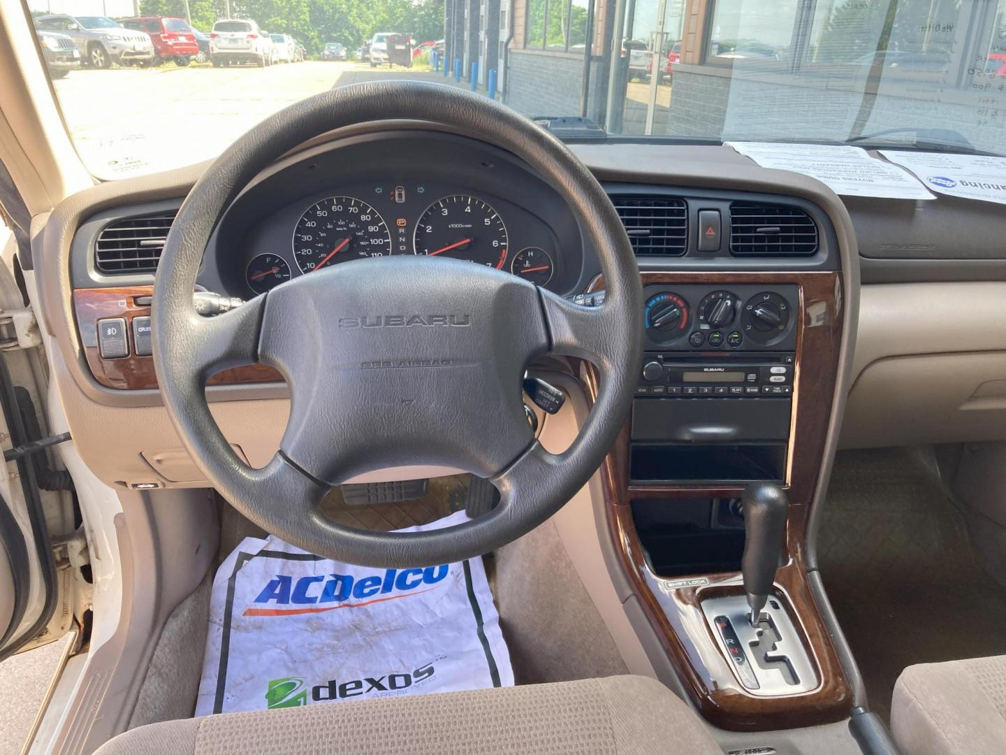 2003 Vanilla Subaru Outback Wagon w/ All-weather Package (4S3BH675937) with an 2.5L H4 SOHC 16V engine, 4-Speed Automatic Overdrive transmission, located at 1800 South Ihm Blvd, Freeport, IL, 61032, (815) 232-5543, 42.278645, -89.607994 - Photo#2