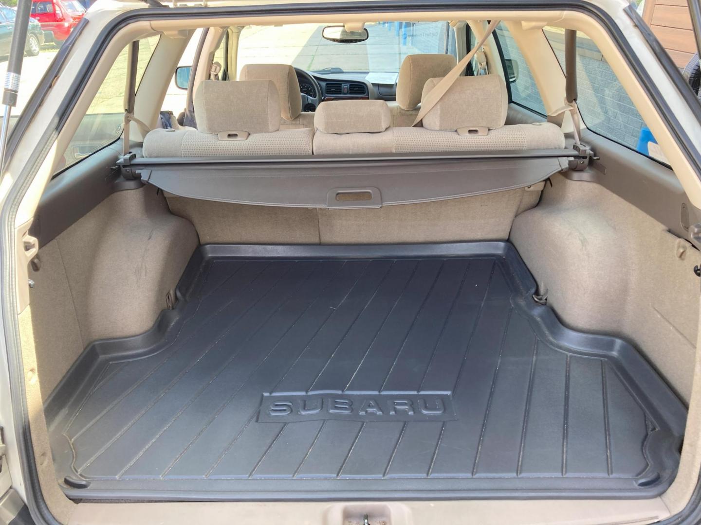 2003 Vanilla Subaru Outback Wagon w/ All-weather Package (4S3BH675937) with an 2.5L H4 SOHC 16V engine, 4-Speed Automatic Overdrive transmission, located at 1800 South Ihm Blvd, Freeport, IL, 61032, (815) 232-5543, 42.278645, -89.607994 - Photo#8