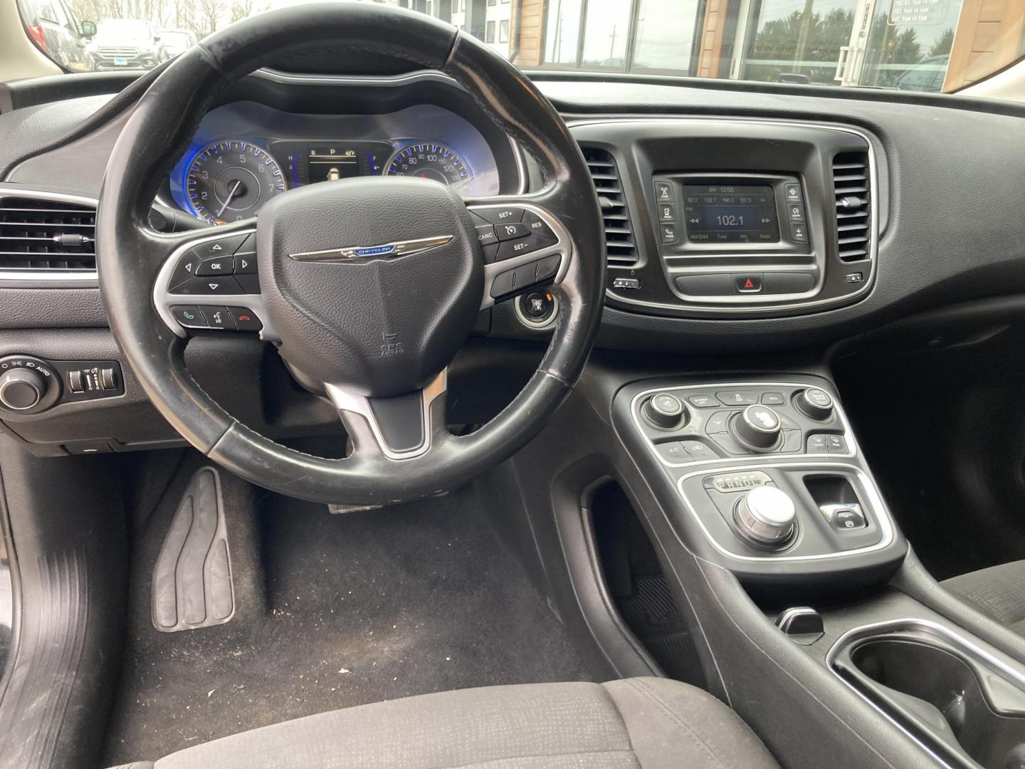 2015 Jet Black Chrysler 200 Limited (1C3CCCAB2FN) with an 2.4L L4 DOHC 16V engine, 9-Speed Automatic transmission, located at 1800 South Ihm Blvd, Freeport, IL, 61032, (815) 232-5543, 42.278645, -89.607994 - Photo#7