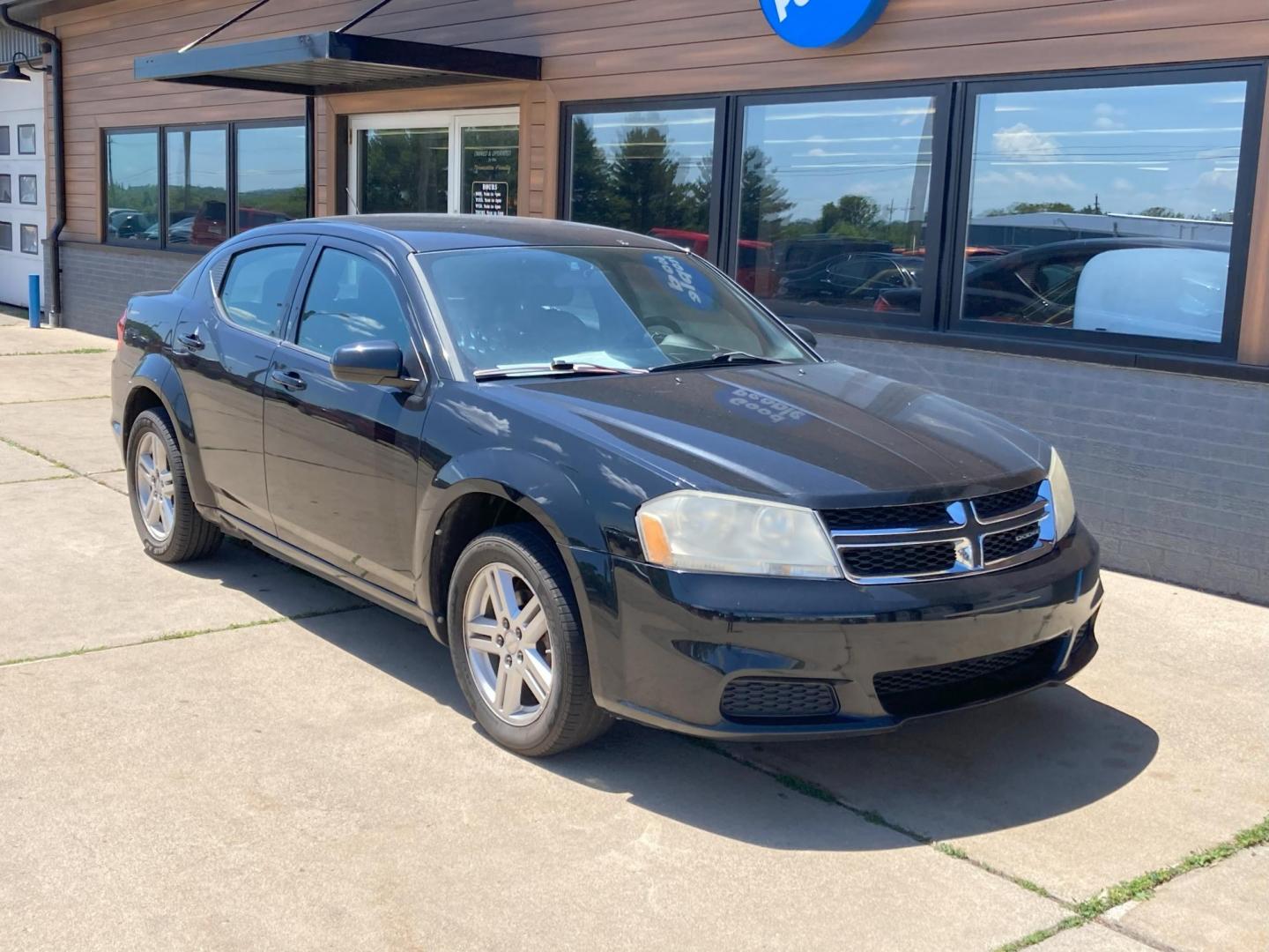 2011 Black Dodge Avenger Mainstreet (1B3BD1FB1BN) with an 2.4L L4 DOHC 16V engine, 6-Speed Automatic transmission, located at 1800 South Ihm Blvd, Freeport, IL, 61032, (815) 232-5543, 42.278645, -89.607994 - Photo#0