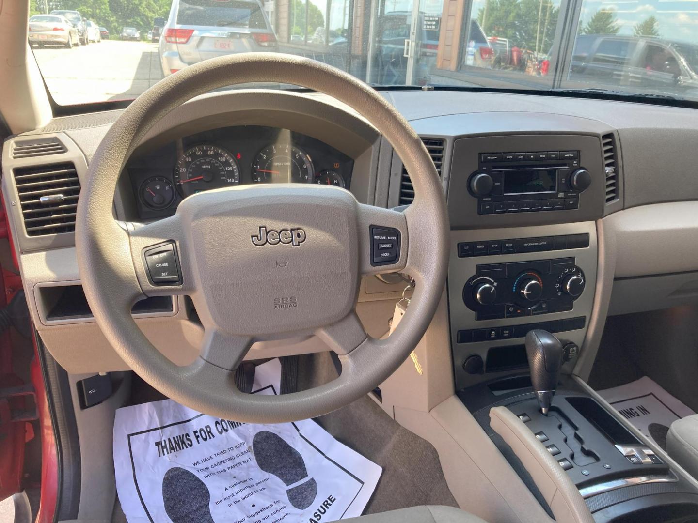 2005 Garnet Red Met. Jeep Grand Cherokee Laredo 4WD (1J4HR48N75C) with an 4.7L V8 SOHC 16V engine, 5-Speed Automatic Overdrive transmission, located at 1800 South Ihm Blvd, Freeport, IL, 61032, (815) 232-5543, 42.278645, -89.607994 - Photo#5