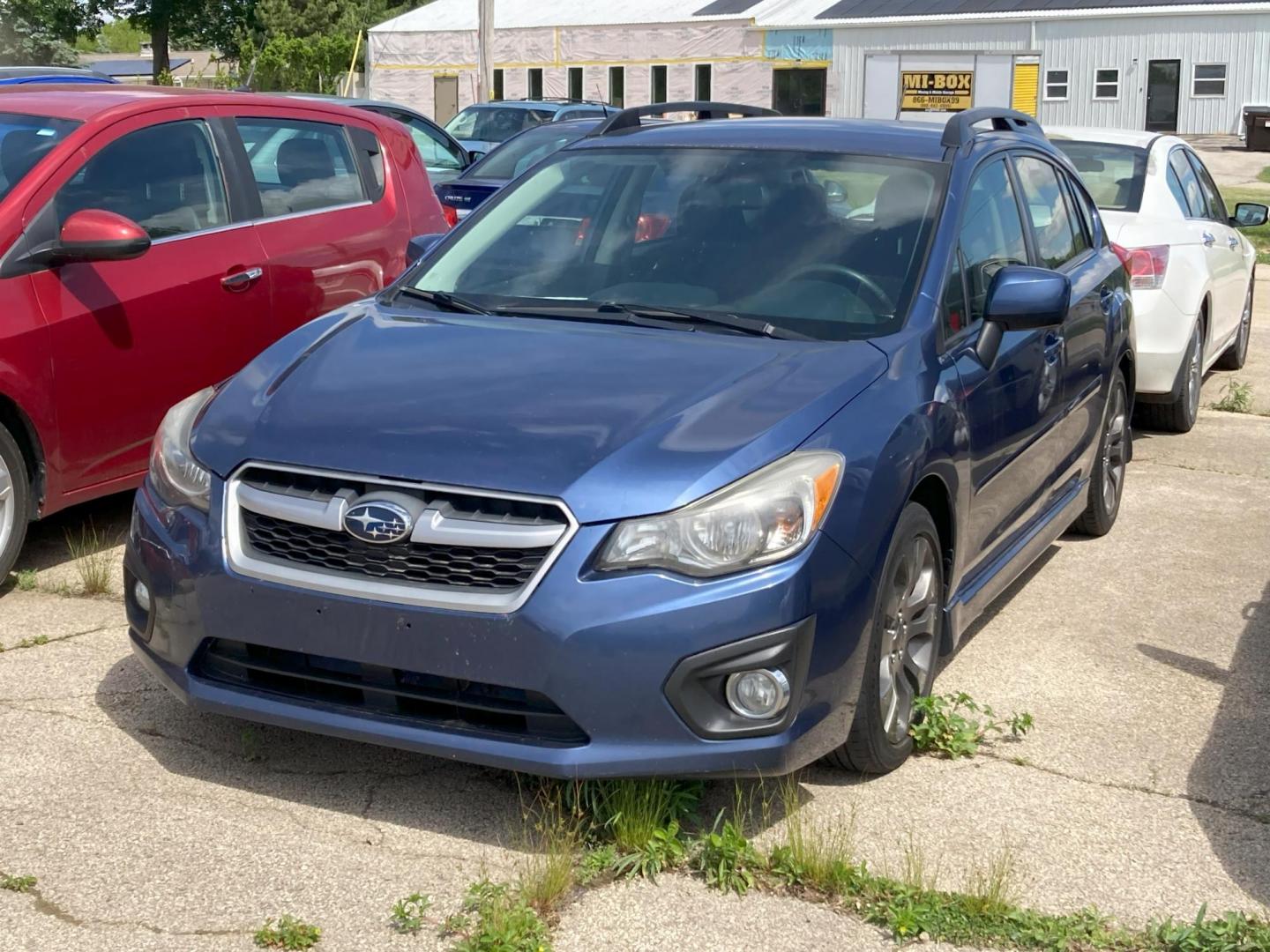 2013 Marine Blue Met Subaru Impreza 2.0i Sport Premium (JF1GPAL67D2) with an 2.0L H4 DOHC 16V engine, Continuously Variable Transmission transmission, located at 1800 South Ihm Blvd, Freeport, IL, 61032, (815) 232-5543, 42.278645, -89.607994 - Photo#0