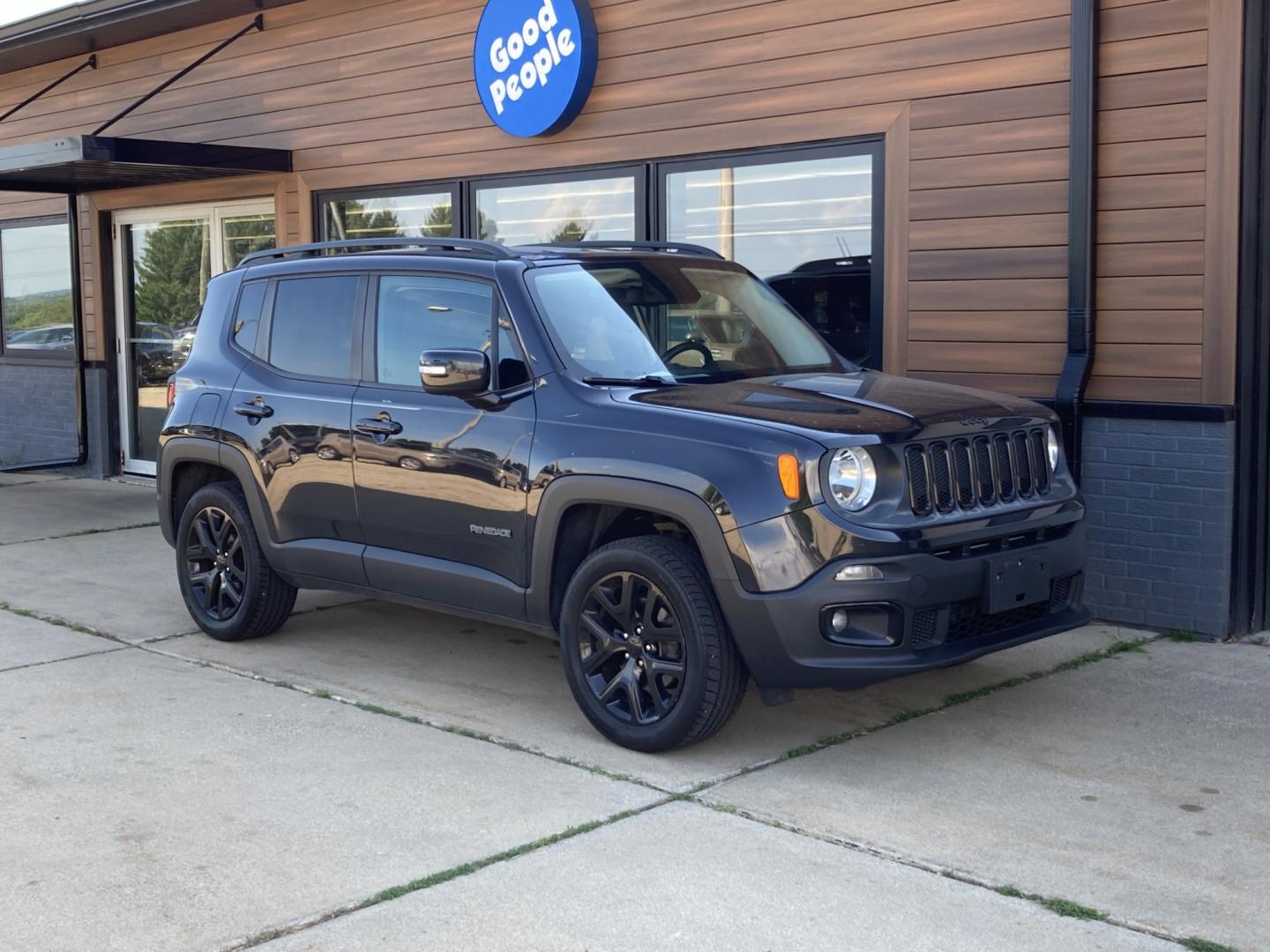 2016 Black Jeep Renegade Latitude 4WD (ZACCJBBT0GP) with an 2.4L L4 DOHC 16V engine, 6M transmission, located at 1800 South Ihm Blvd, Freeport, IL, 61032, (815) 232-5543, 42.278645, -89.607994 - Renegade Latitude 4D SUV 4WD- Photo#0